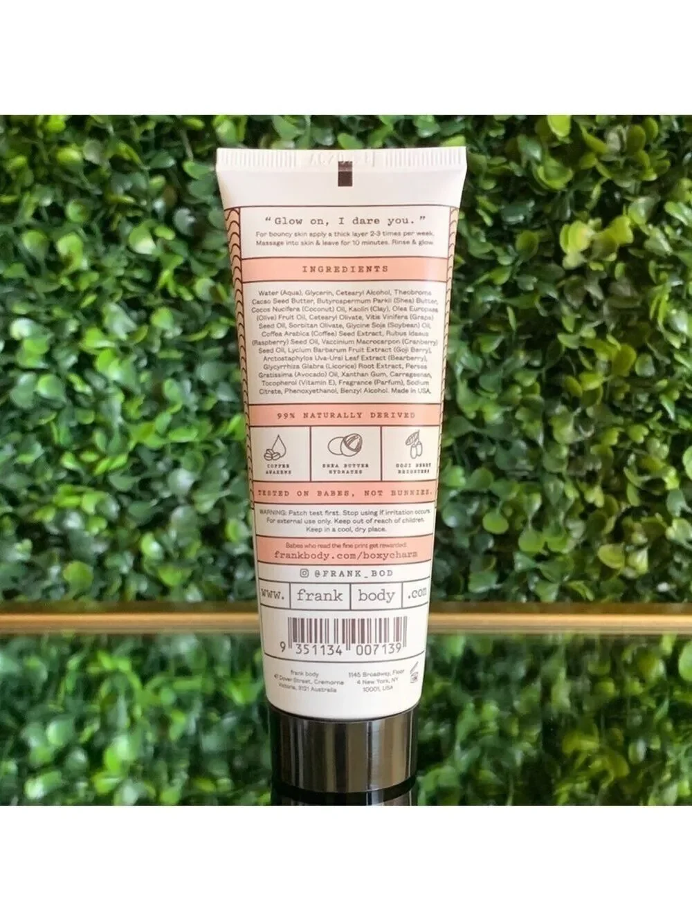 Frank Body Glow Mask For Face | NEW | 2.7oz 80mL
